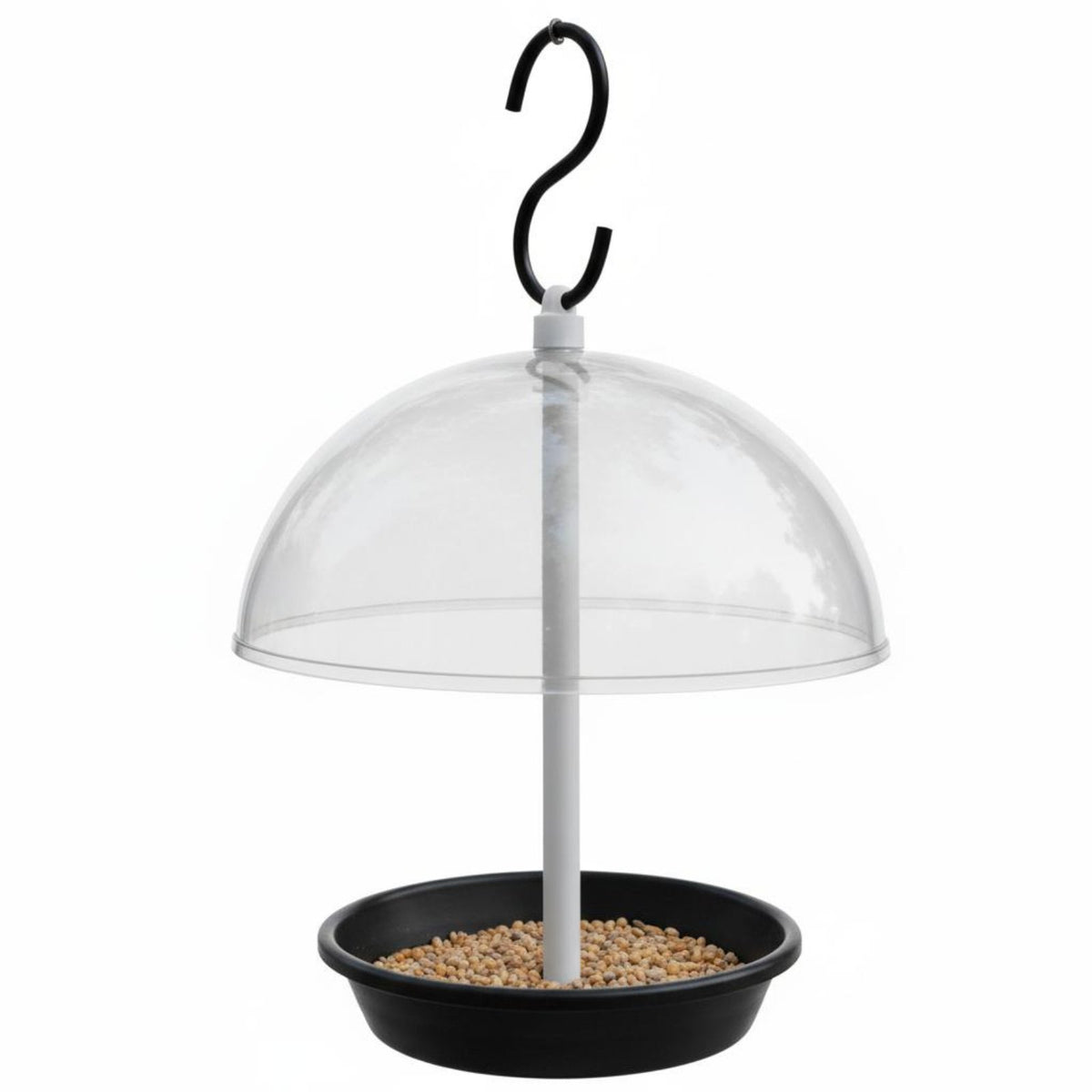 Dome Bird Feeder Weatherproof Hanging Bird Feeder Squirrel Resistant Garden Supply for Backyard