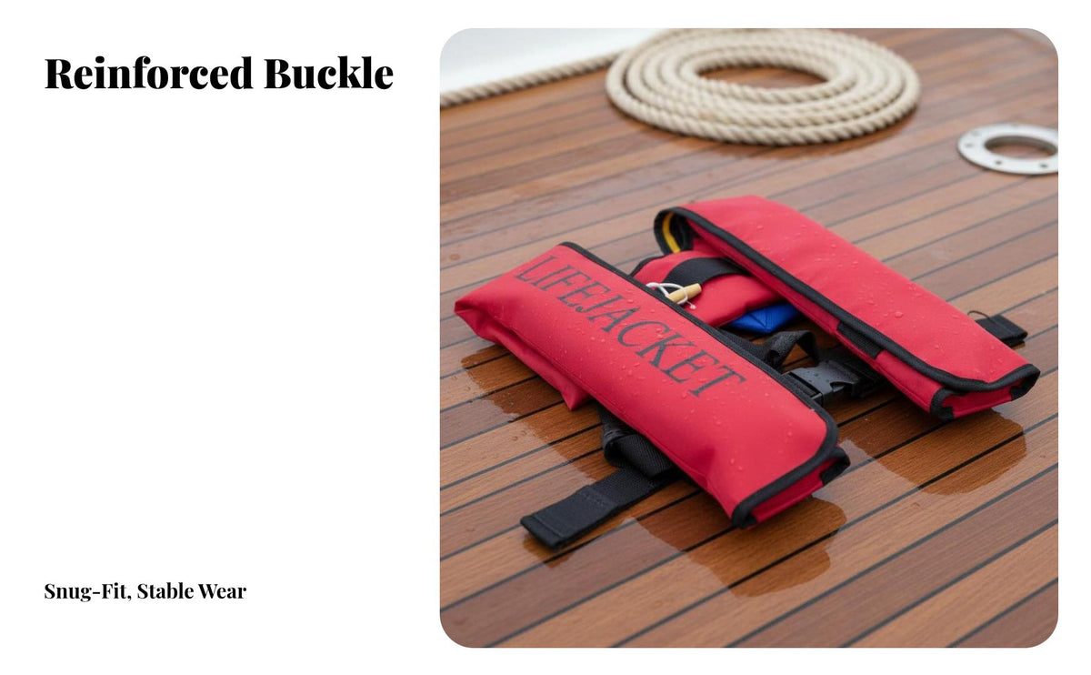 Highly Buoyant Automatic Inflatable Life Jacket Lightweight Design automatic/manual Inflatable Life Vest Compact Water Safety Gear Adjustable Fit for Boaters, Sailors, Angleermen, Boating, Sailing, Angleing, Paddling