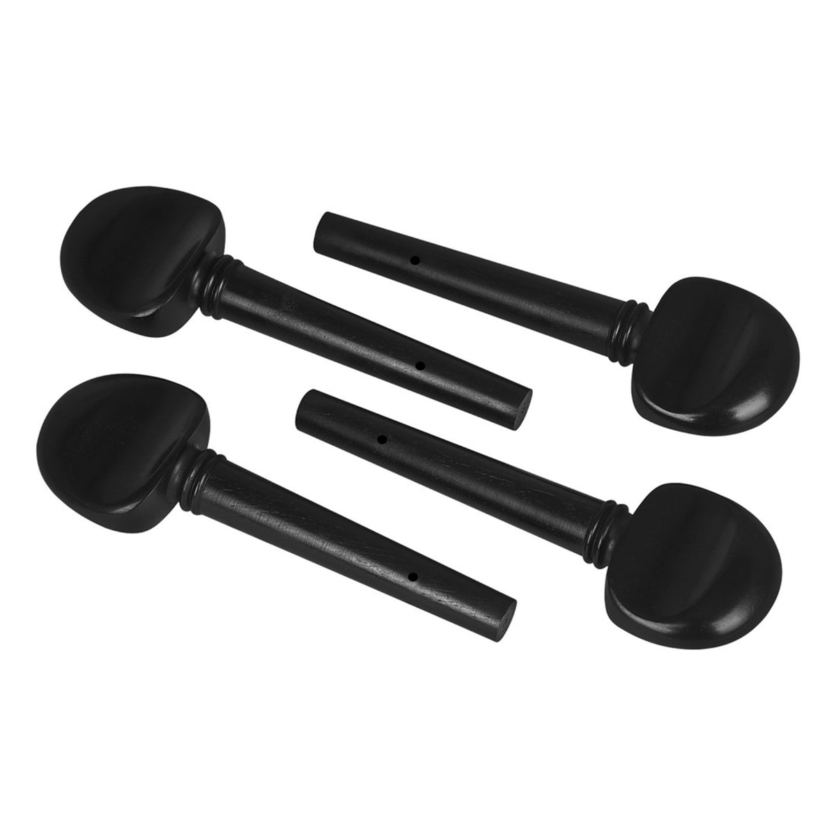 4 Pieces Cello Tuning Pegs with Pre-Drilled Holes Full-Size Ebonys Cello Pegs Parts for Luthier