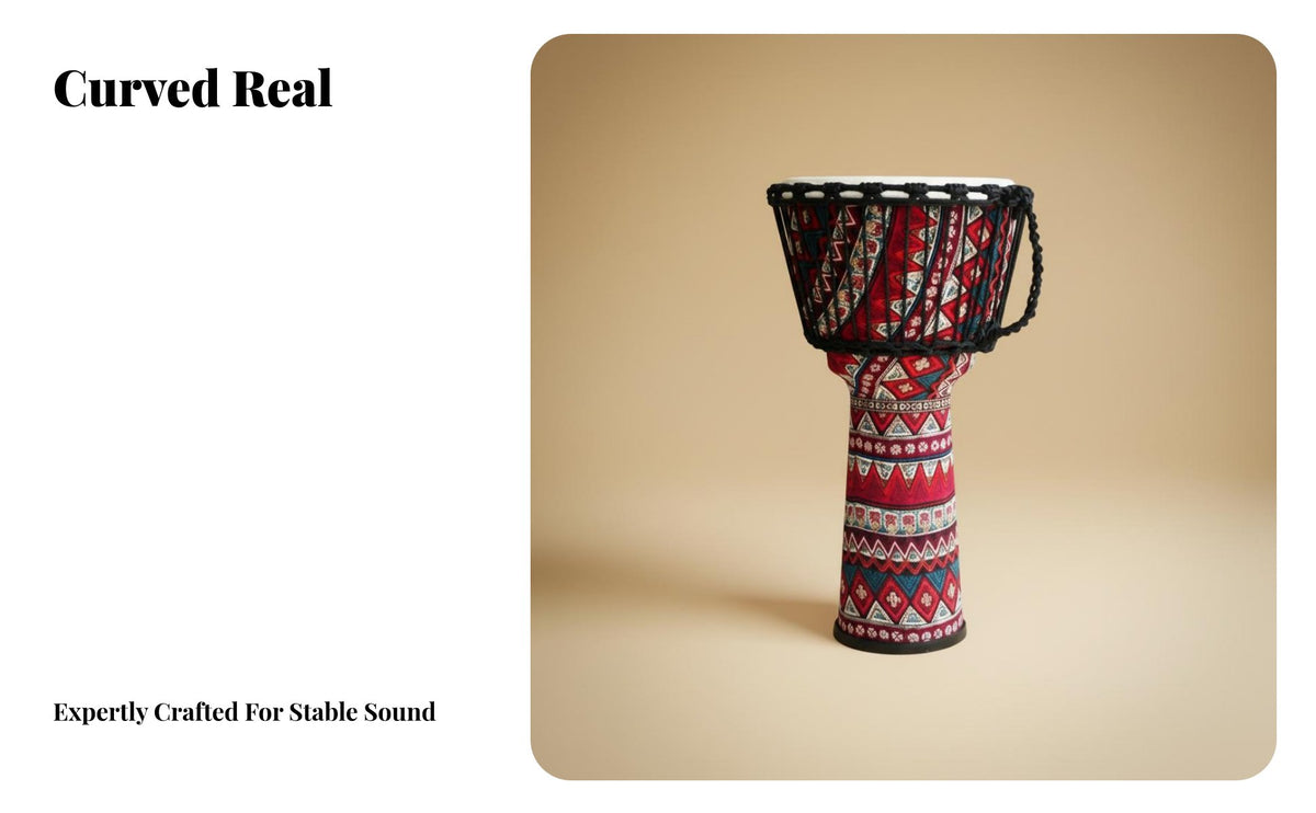 Authentic Andat Skin Head Djembe Drum Beginner Friendly Rope-Tuned Djembe Andatskin Drumhead Percussion Instrument Tunable for Beginners, Music Students, Home Practice, Jam Sessions, Live Performance, Outdoor Gatherings