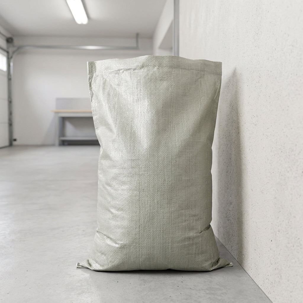 Bulk Value Builders Bags, Polypropylene Debris Sacks for Construction, 100 Pack Open Top Garden Waste Bags for Heavy Loads and Garden Debris
