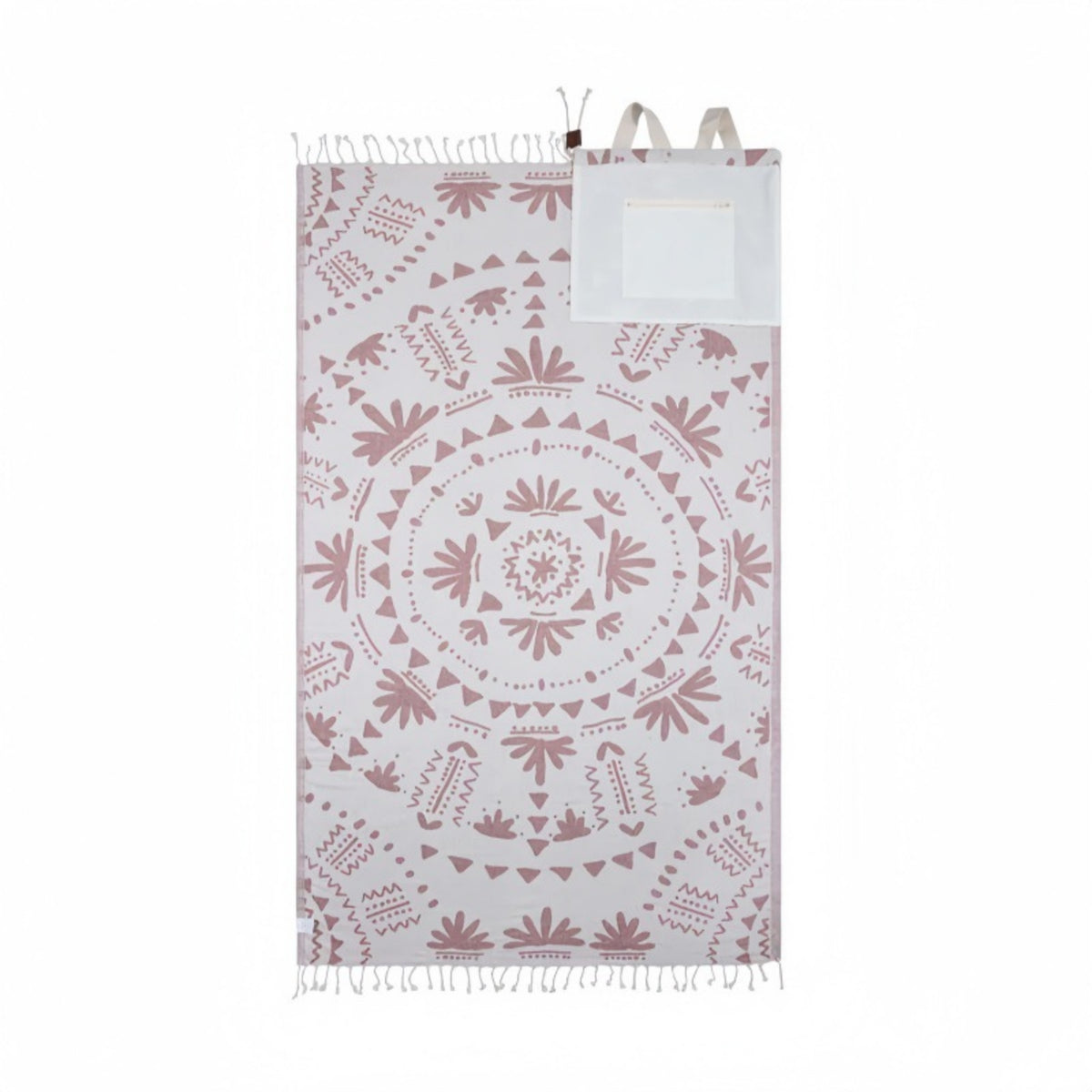 Convertible Beach Towel Bag Hands Towel Bag with Pocket Easy-Carry for Beachgoers, Pool