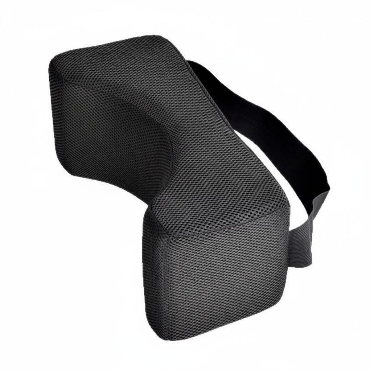 Breathable Mesh Material High Back Wheelchair Headrest Prevents Side Tilting Mobility Aid Accessory Adjustable Strap for Elderly