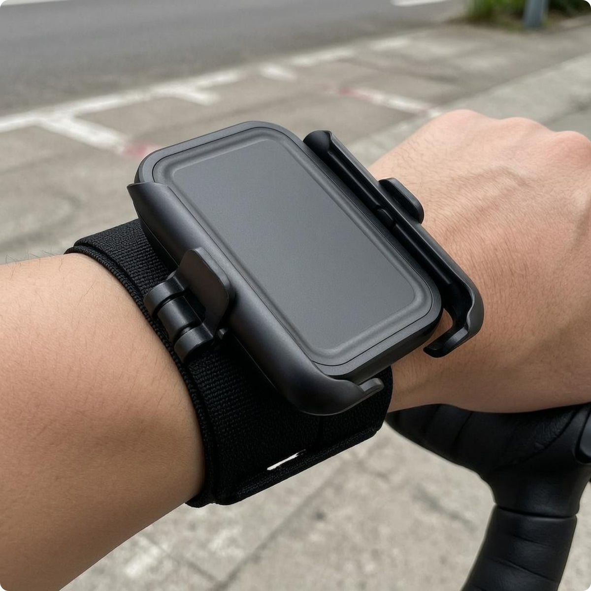 Tightening Knob Wrist Phone Holder Arm-Style Mounting Wrist Phone Mount Molded Plastic Mobile Device Security Strap Adjustable