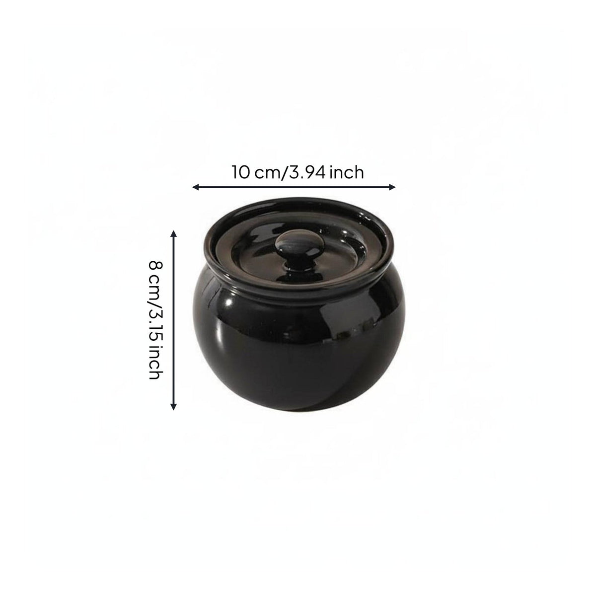 Multi-Purpose Ceramic Soup Crock with Lid Locks in Nutrients Small Lidded Soup Bowl Excellent Heat Retention Cookware Microwave Safe
