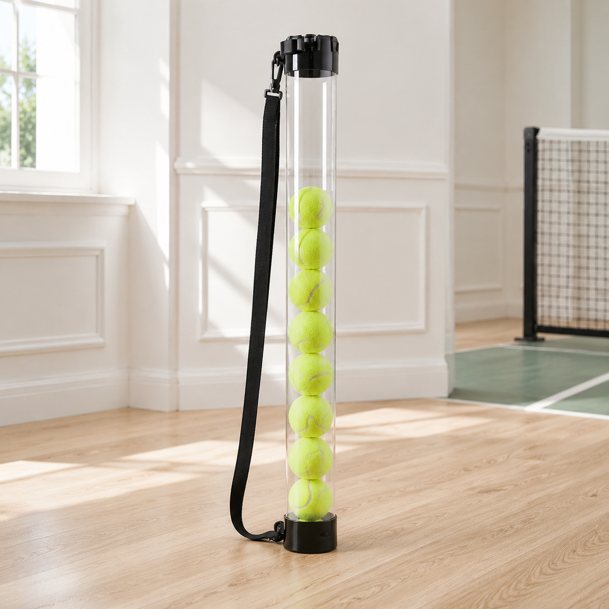 Portable Golf Ball Collector 7.3cm Transparent Cylindrical, Golf Ball Picker Upper Golf Ball Holder, Golf Ball Grabber for Practice