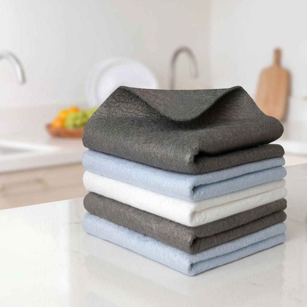 Thickened Magic Cleaning Cloth for Glass, Car Drying Towel for Panes, Water-Absorbent Nylon