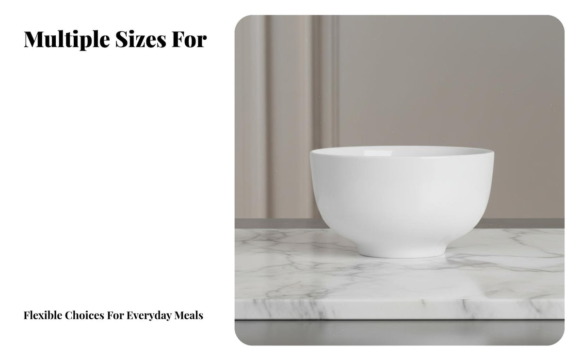 Bone China Rice Bowl, Thickened Ceramic, Household Tableware, Microwave Safe