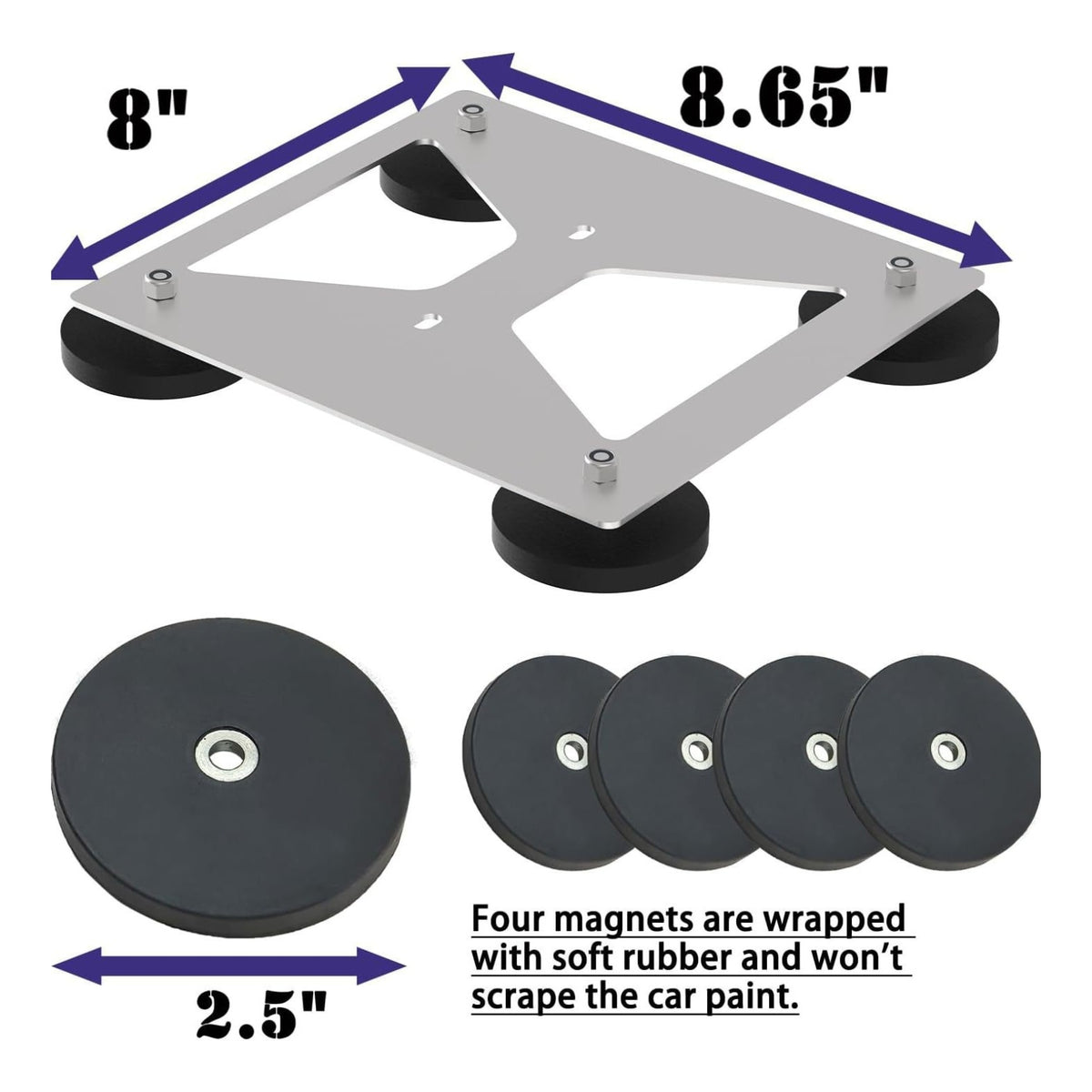 Mounting Bracket Compact Roof Mount with Base Powerful for Rv Owners
