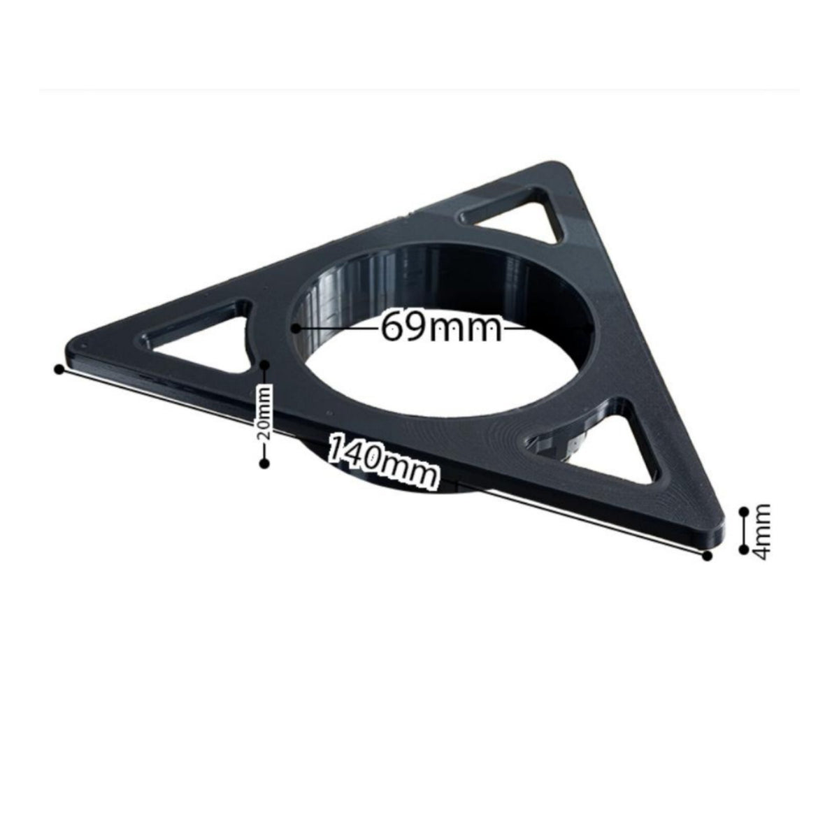 Lightweight Portable Espresso Machine Stand Compact Triangular Coffee Machine Holder Material Portable Espresso Brewer Stand 3D Printed for Camping