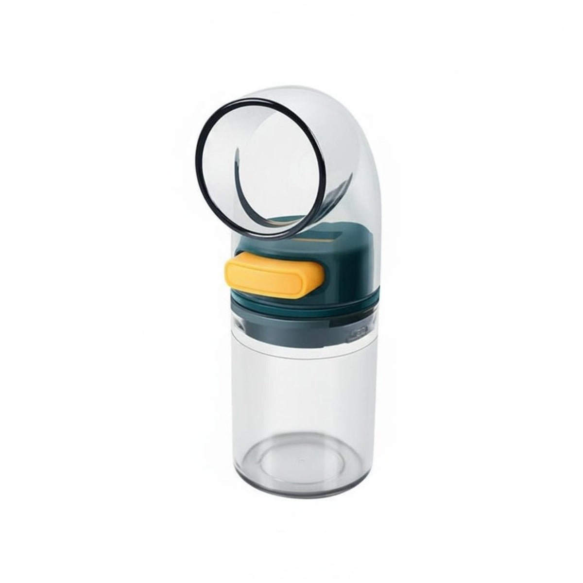 Healthy Eating Quantitative Seasoning Shaker Single-Hand Operation Measured Seasoning Dispenser Moisture-Proof Press Type Seasoning Jar Easy to Refill for Kitchen, Dining Table