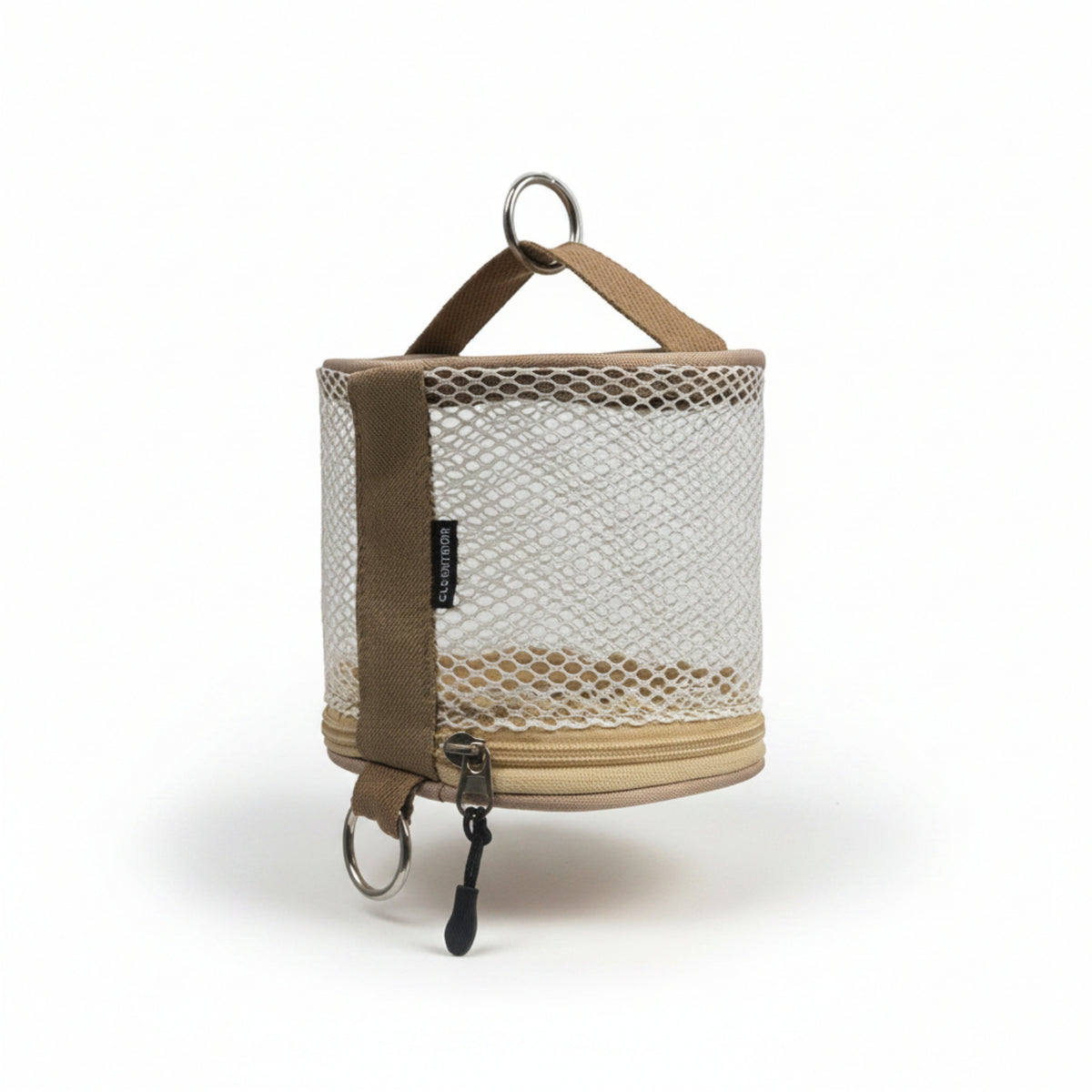 Kitchen Storage Removable Zippered Paper Towel Case Mesh Paper Towel Case Metal Hoop Oxford Cloth Easy Access