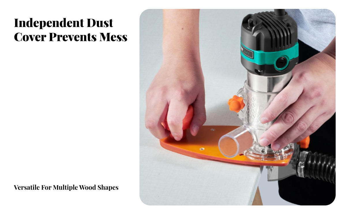 Woodworking Chamfering Tool Fast and Stable Trimming Handheld Wood Trimmer Laminate Trimmer R Available Er Transparent Base