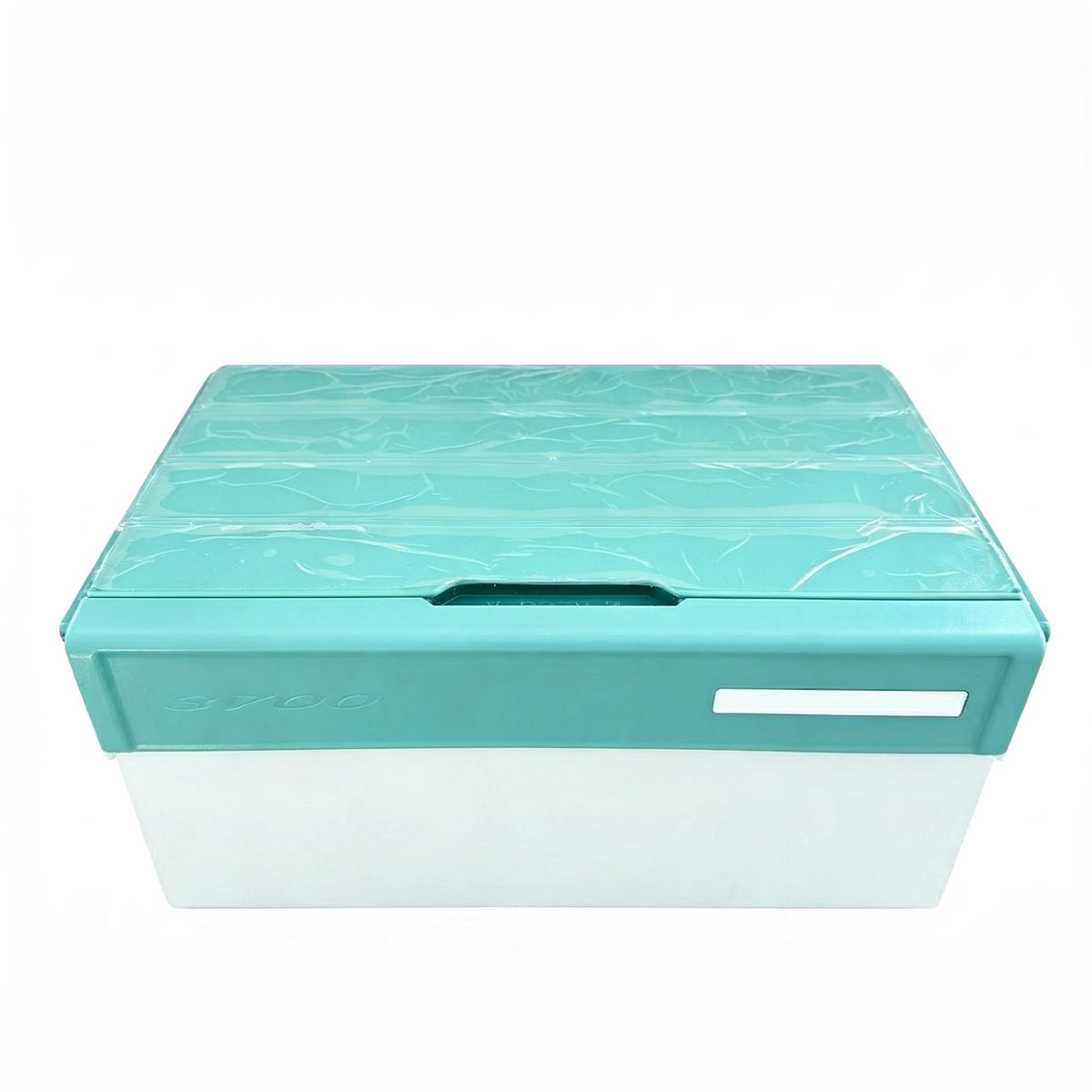 Hard Box Rectangular Flip-Open Lure Box Removable Dividers Gear Organizer