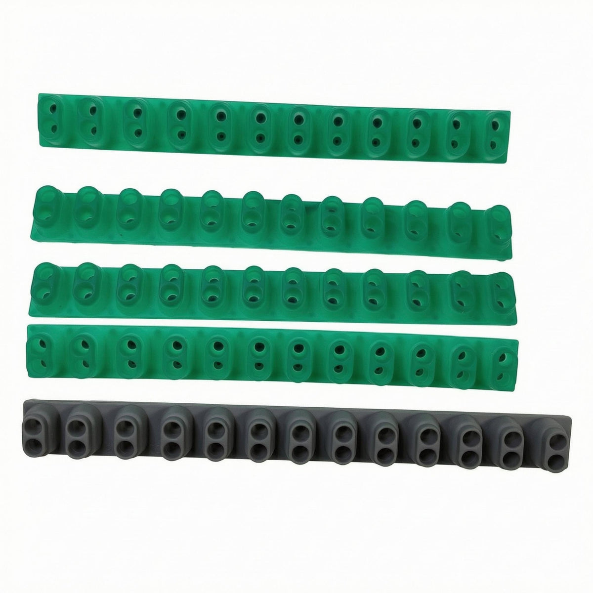5 Pieces Replacement Keyboard Conductive Rubber Strip Flexible Keyboard Silicone Strip Flat Backing Electronic Instrument Part Compatible