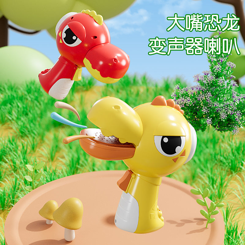 Dinosaur Voice Changer Megaphone Toy with Recording Function