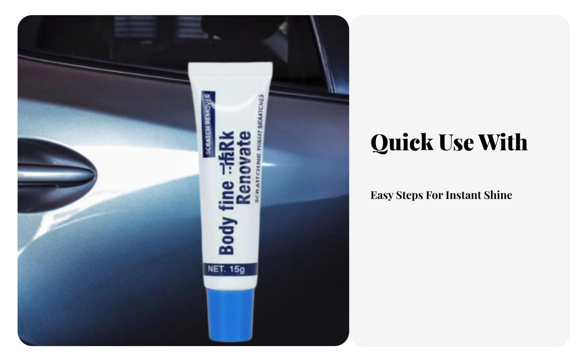 Car Scratch Remover Paste Removes Light Scratches Car Scratch Remover Revives Gloss & Shine Automotive Polishing for DIY Enthusiasts, Garage