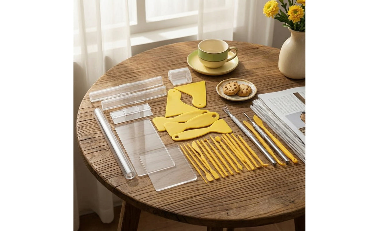 27 Pieces Clay Sculpting Tool Kit Precision Pottery Tool Kit Multi-Purpose