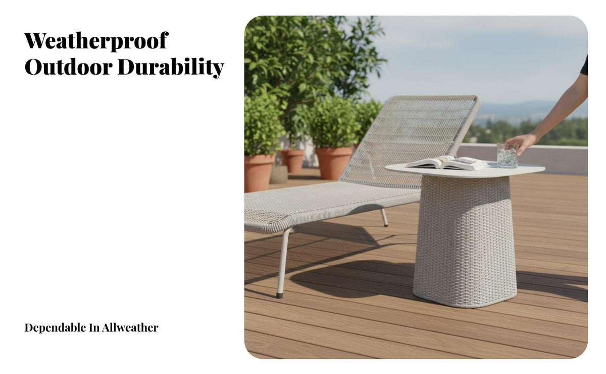 Waterresistant Rope-Woven Conversation Set sun-resistant Garden Seating sunlight-resistant-Resistant Outdoor Furnishing weatherresistant for Homeowners, lodging Businesses, Patio, Balcony, Terrace, rearyard