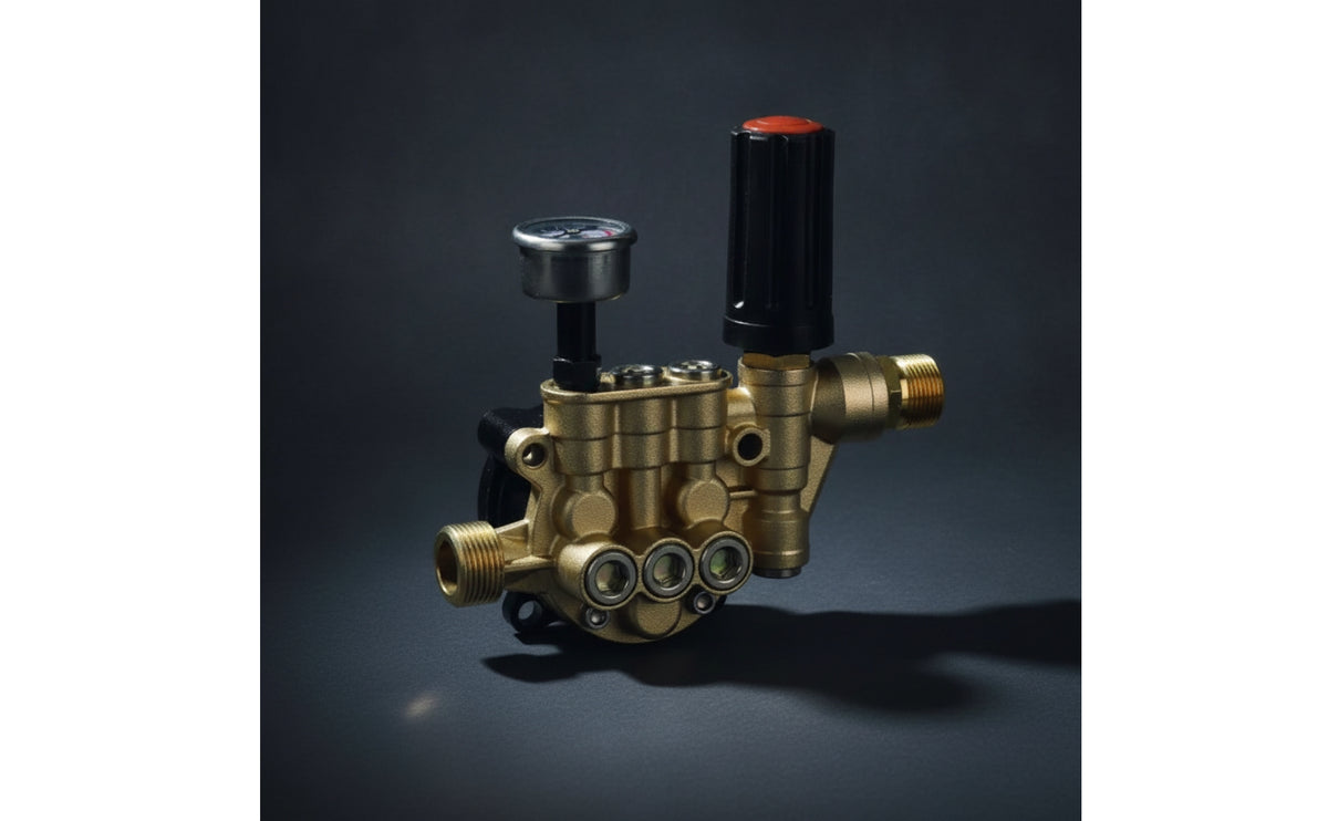 Washer Pump Head with 12 Plungers Handheld Car Washer Pump Head Metal for Amateur Mechanics, Workshop