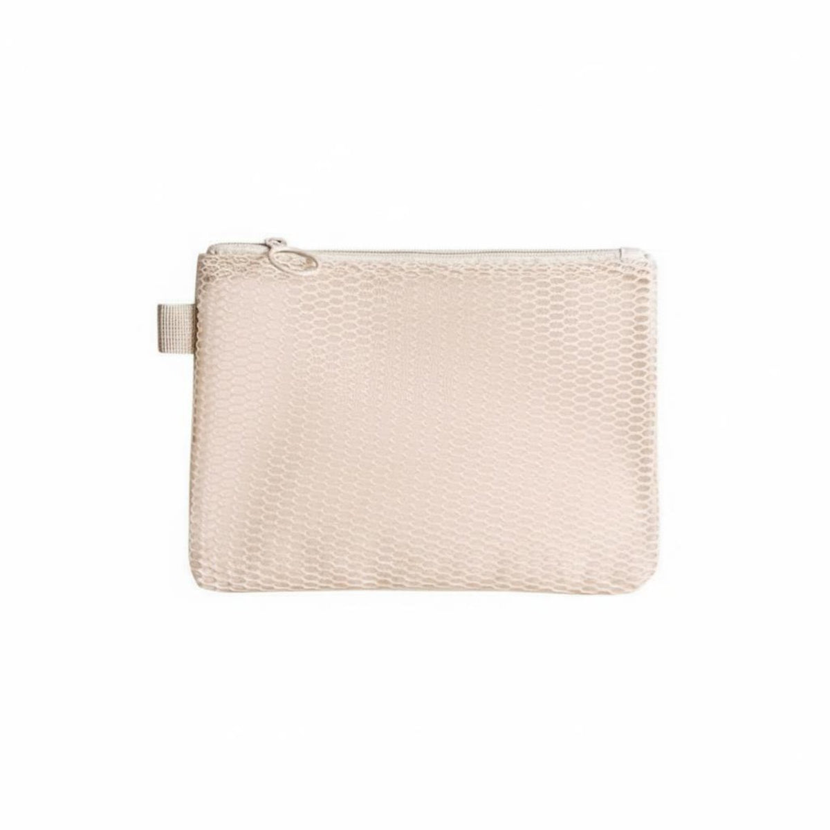 Double Layer Mesh Pouch Lightweight Mesh Travel Pouch Transparent Zippered Organizer Bag for Trip