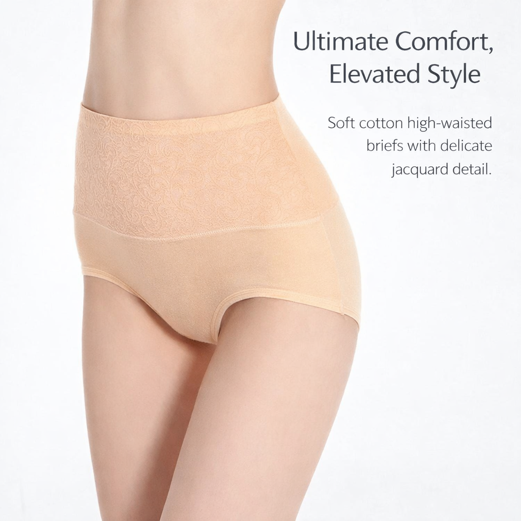 Underwear Women High Waisted Knickers for Postpartum Recovery, 95% Maternity Multipack with Control and Extra Wide Gusset