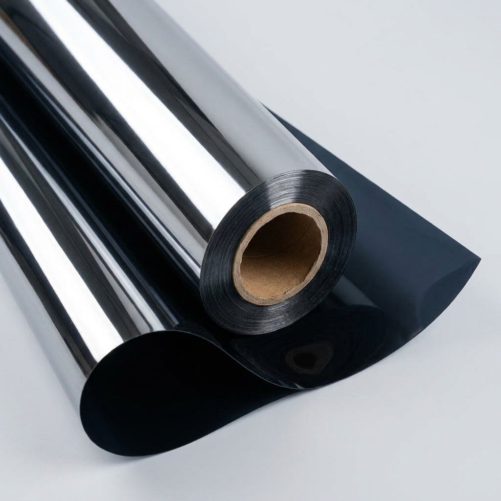 Frosted Window Film and Blackout Window Tint for Home Office, Opaque Window Tint Film Home with Tools, Bathroom Window Film Privacy, PVC Material
