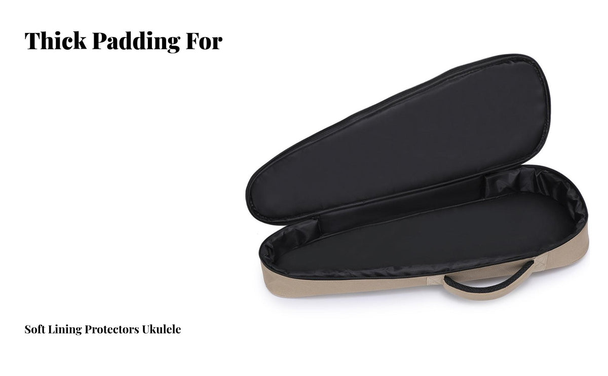 21 Inch Ukulele Bag Water-Resistant Ukulele Backpack Case Musical Instrument Accessory Lightweight Design Long-Lasting Oxford