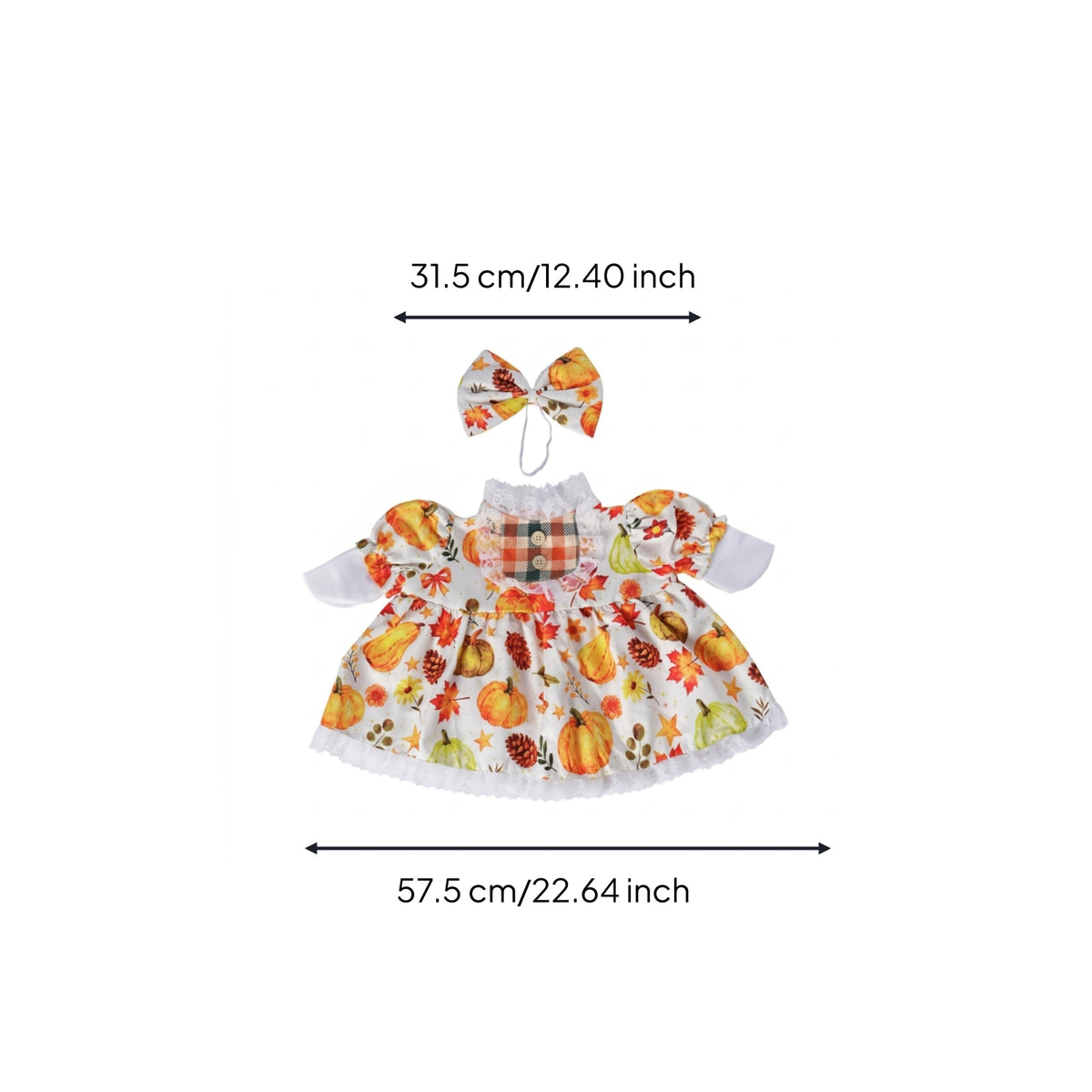 Thanksgiving Goose Outfit Lace Collar Porch Goose Outfit Fall Maple Design