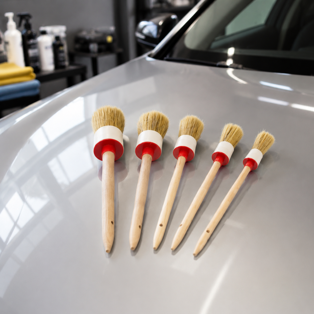 car detailing brushes