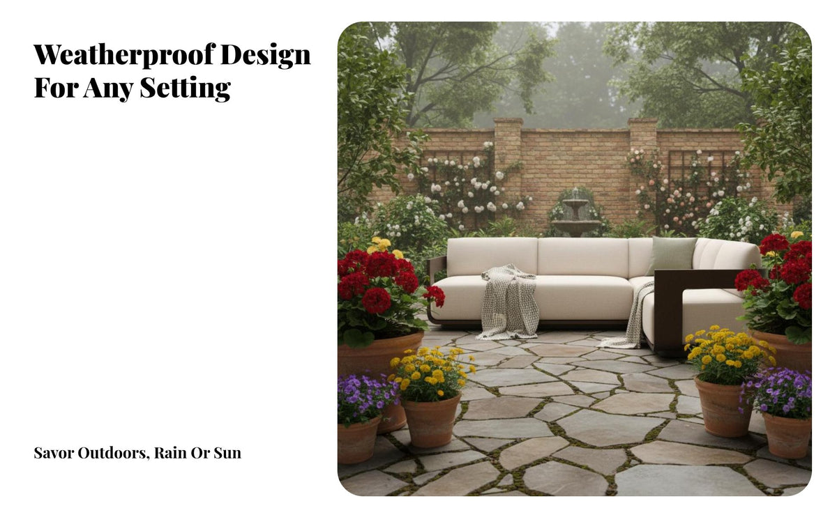 4 Piece Conversation Set Waterresistant Outdoor Furniture sunlight-resistant Lounge Group for Hotel Managers, Homeowners, Courtyard, waterside, supportyard