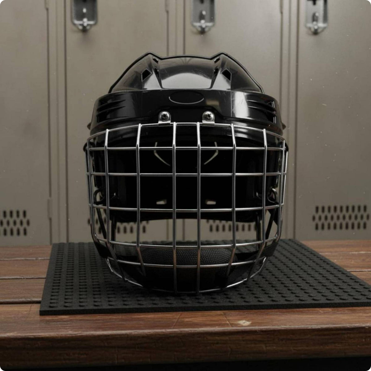 Ice Hockey Helmet Hard Shell Hockey Helmet Lightweight Head Protection for Inline Skating, Football
