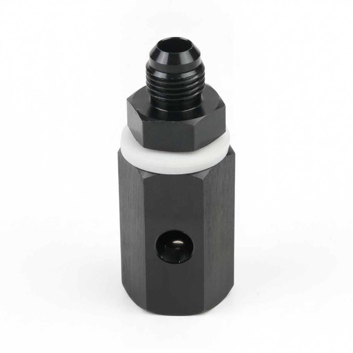 Sealing Gasket Fuel Tank Vent Valve Hex-Shaped Vent Check Valve Fitting Black Auto Part Machined