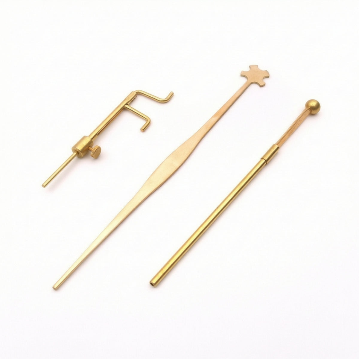 3 Pieces Sound Post Tool Kit with Gauge Sound Post Tool Set Rust-Resistant Lutherie Tools for Workshop