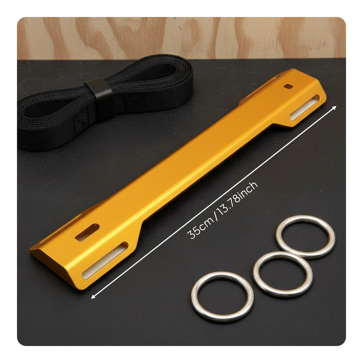 Diving Backplate Adapter Lightweight Single Tank Adapter Matte Frosted Finish Scuba Tank Bracket for Technical Divers