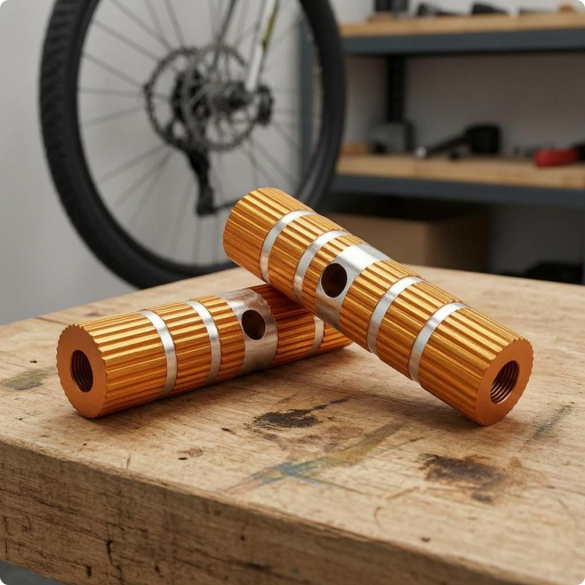 Load-Bearing Cycle Rear Foot Peg Long-Lasting Aluminum Rear Foot Peg Mounting Hole