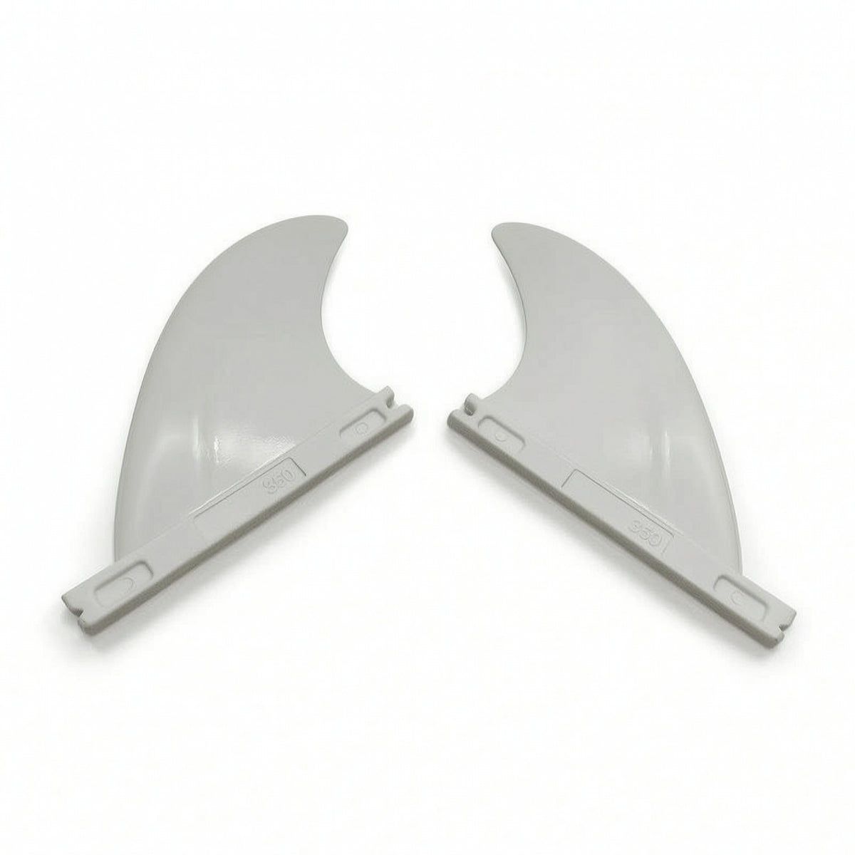 2 Pieces Nylon Surfboard Tail Fin Compact Paddle Board Tail Fin Sleek Easy to Install for Surfers, Paddleboarders