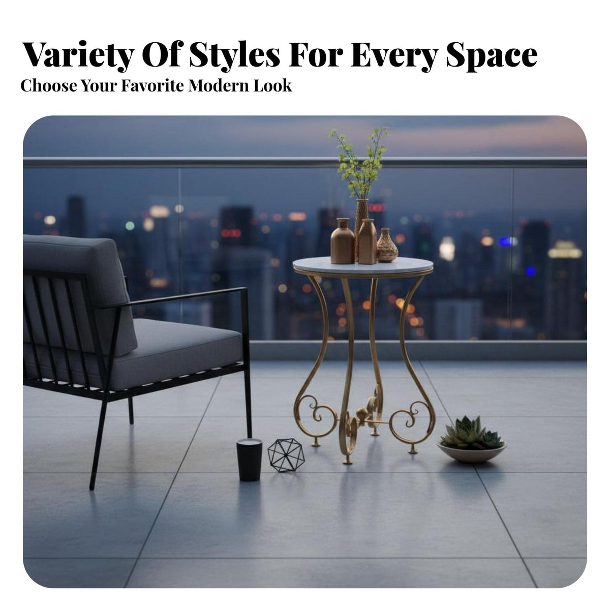 Nordic Aesthetic Round Tiered End Table Marble Pattern Top Tiered Circular Stand Light Luxury Design Household Furniture Single or Double Tier for Homeowners, Apartment Dwellers, Decor Enthusiasts, Living Room, Bedroom, Balcony, Small Areas