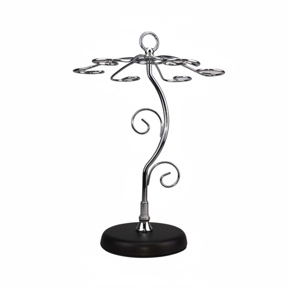 Countertop Vintage Glass Rack Stable Freestanding Stemware Holder Countertop Vintage Glass Holder Sturdy Metal Construction