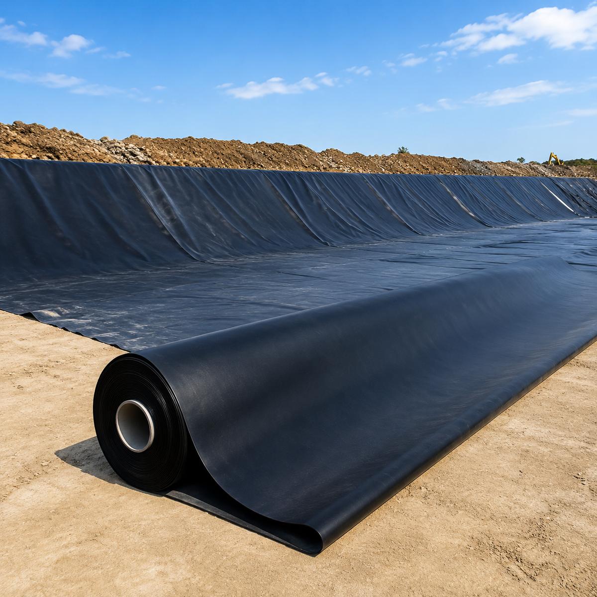 Waterproof Sheet Reservoir Civil Engineering Sheet HDPE High Density Polyethylene Black For Landfill Fish Pond