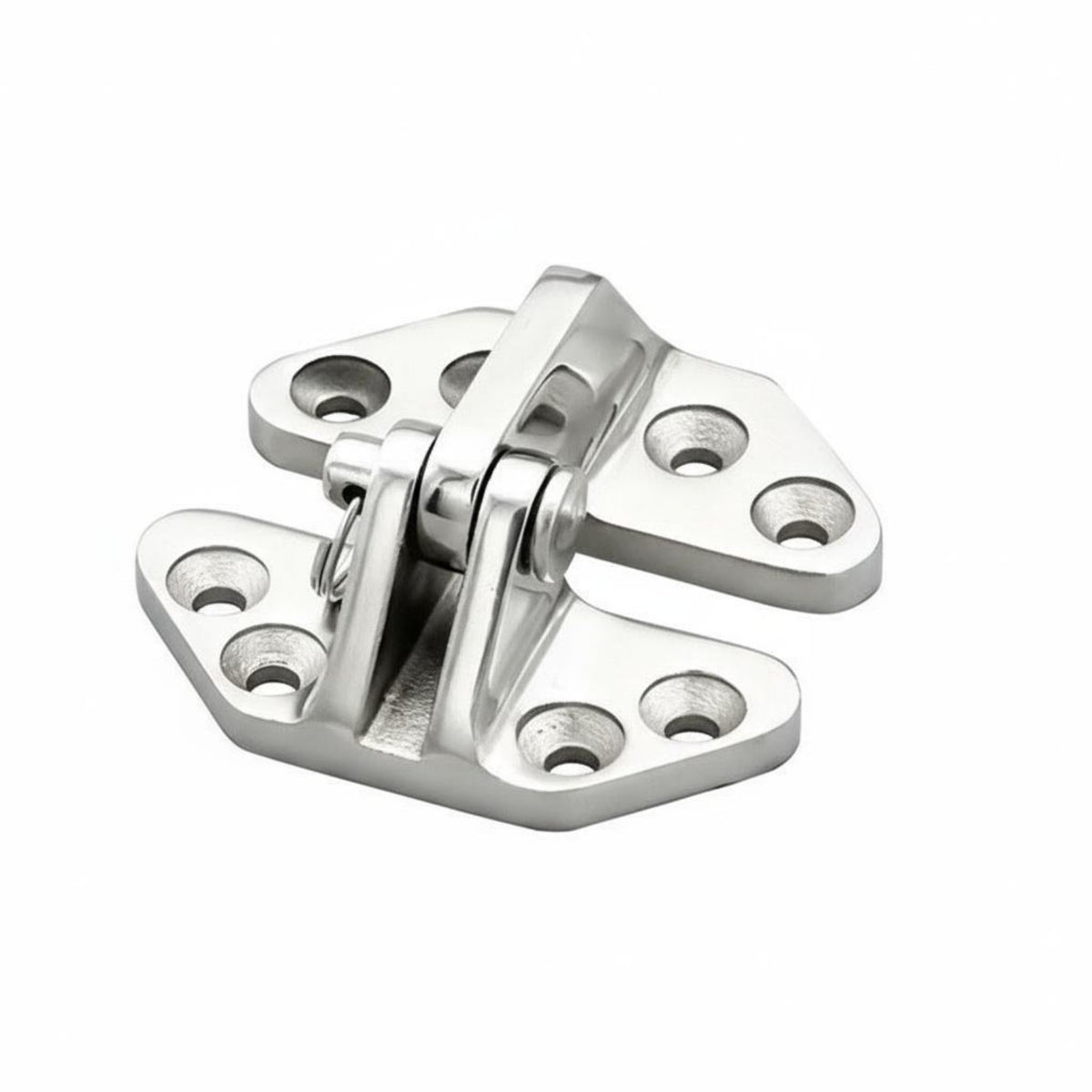 316 Stainless Steel Wing Hinge Sturdy Duty Saltwater Hinge Hardware Fitting Rustproof Mirror Polished