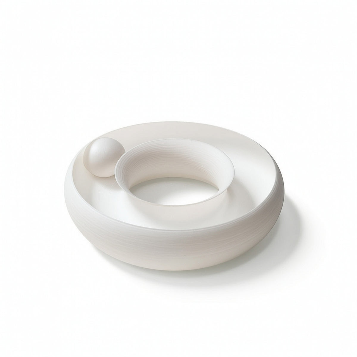 Cat Toy with Ball Track Independent Cat Circular Toy Indoor Compact for Cats, Floor, Apartment
