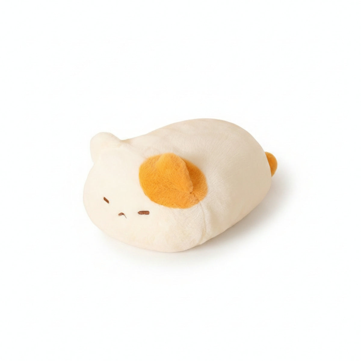 Cat Soft Pillow Sleeping Face Cute Cat Stuffed Pillow Soft Cushion Loaf-Shaped Fuzzy