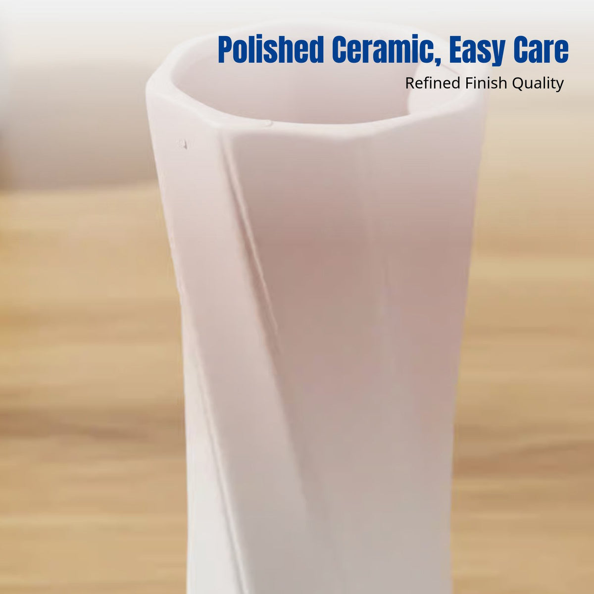 Ceramic Vase, Coral Gradient Modern Flower Holder, Creative Desktop Decor for Living Room