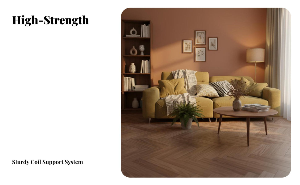 Adjustable thickness Couch French Retro design Sofa Small Space welcoming Living Room Furniture for Apartment Dwellers, Pet Owners, Lounge Area, Office