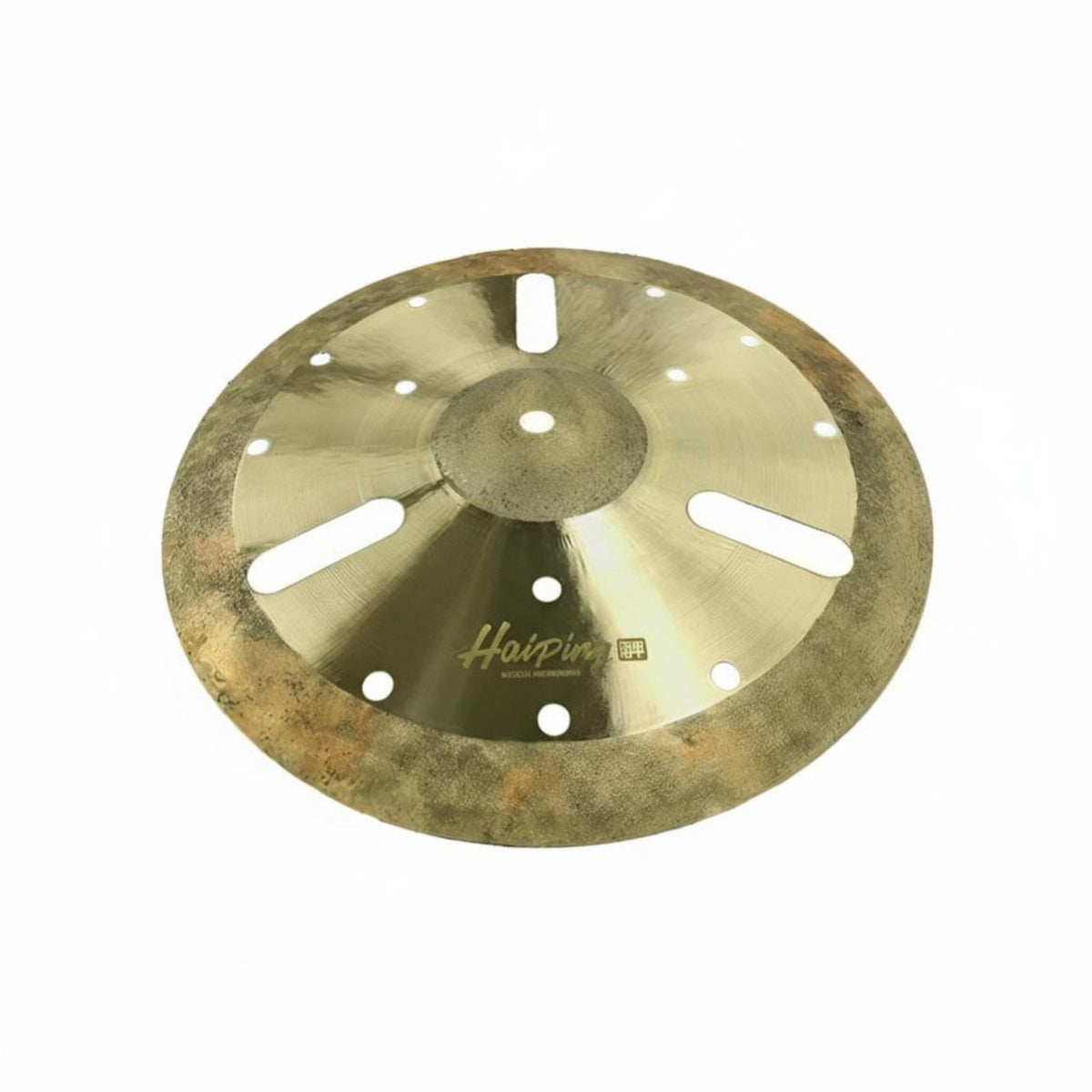 Effect Cymbal, Hi-Hat Cymbal, B20 Alloy Handmade, Drum Kit, Jazz Drum, Hole Pattern, Double Process, Unique Look