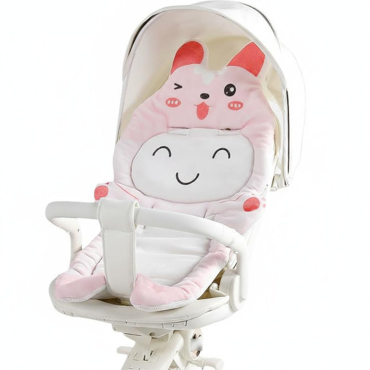Thickened Padding Universal Stroller Cushion Multi-Use All-Season Stroller Pad Washable for Toddlers, Newborns, Travel, Bouncer, Swing