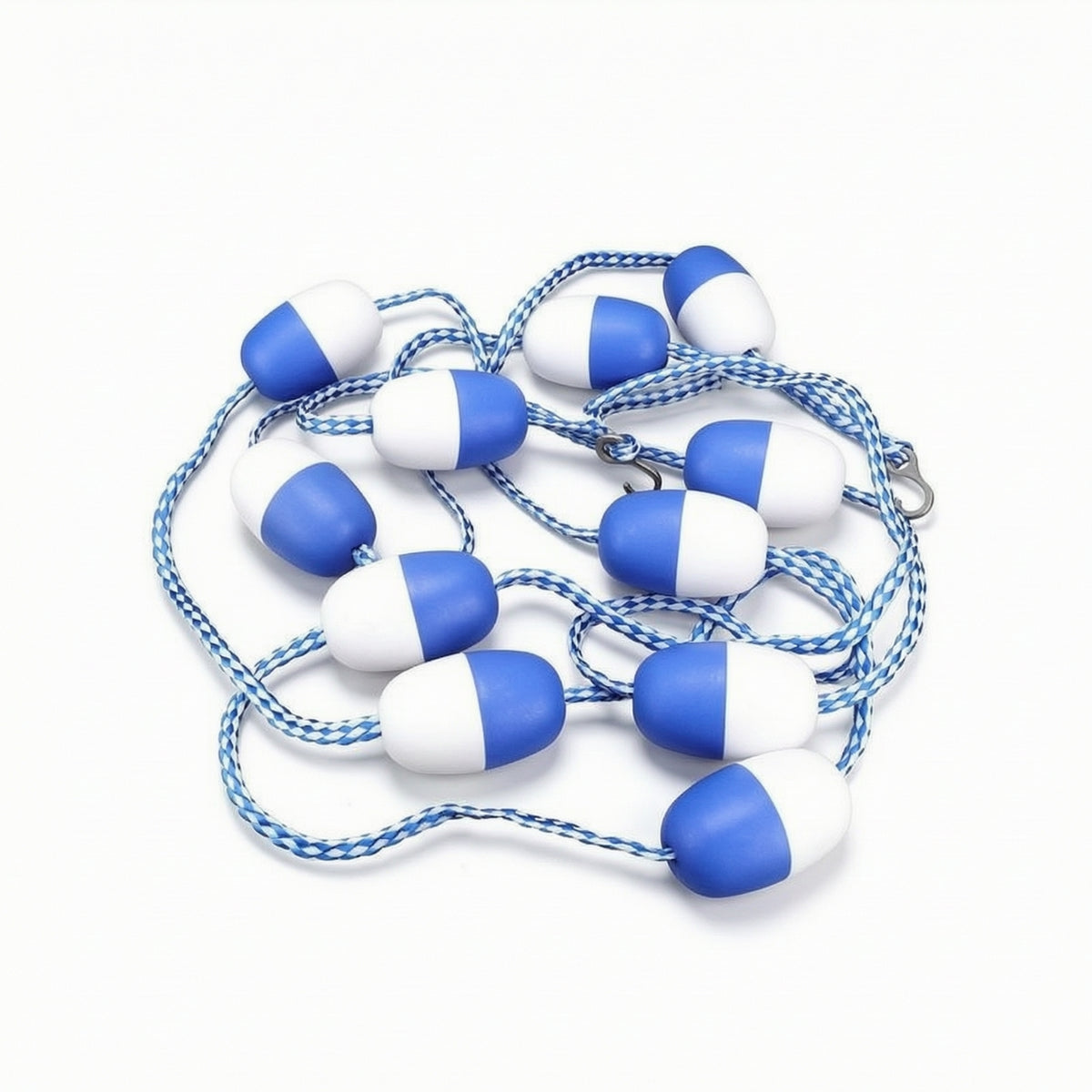 Pool Lane Rope with Buoy Markers Floating Pool Lane Rope with Floats Safety Buoy Line Long-Lasting Heavy-Duty for Training Pools