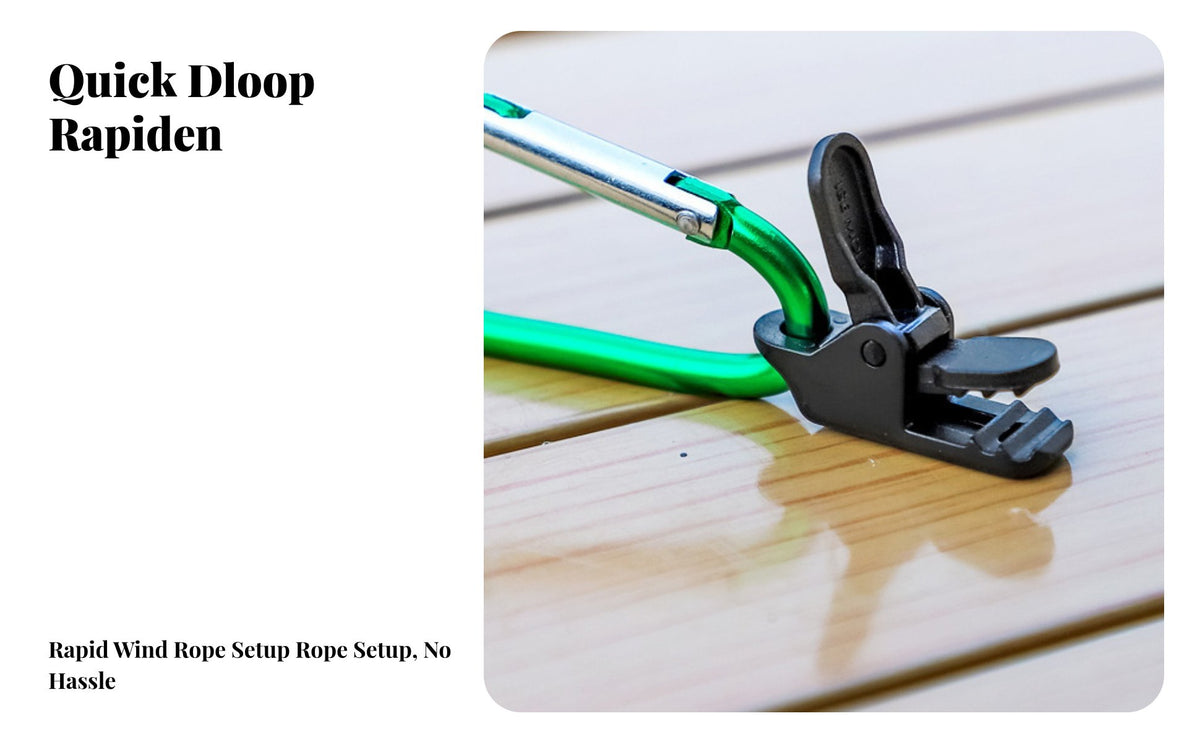 Windproof Alligator Jaw Clip Secure Grip Alligator Mouth Clip Heavy-Duty Tent Clamp Sturdy for Campers, Hikers, Securing Tarps, Anchoring Awnings, Camping, Canopy Setup