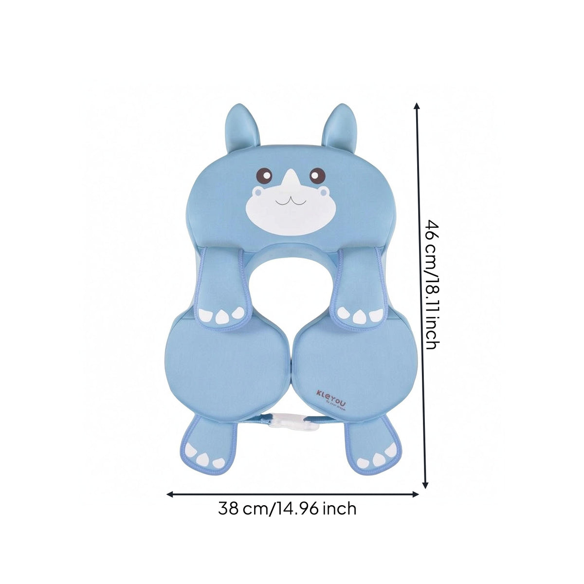 No-Inflation Baby Underarm Swim Float Built-in Safety Core Wearable Swim Float Padded Baby Flotation Device Coach Shoulder Straps for Children 3 Months to 4 Years, Babies, Toddlers, Swimming, Bathing